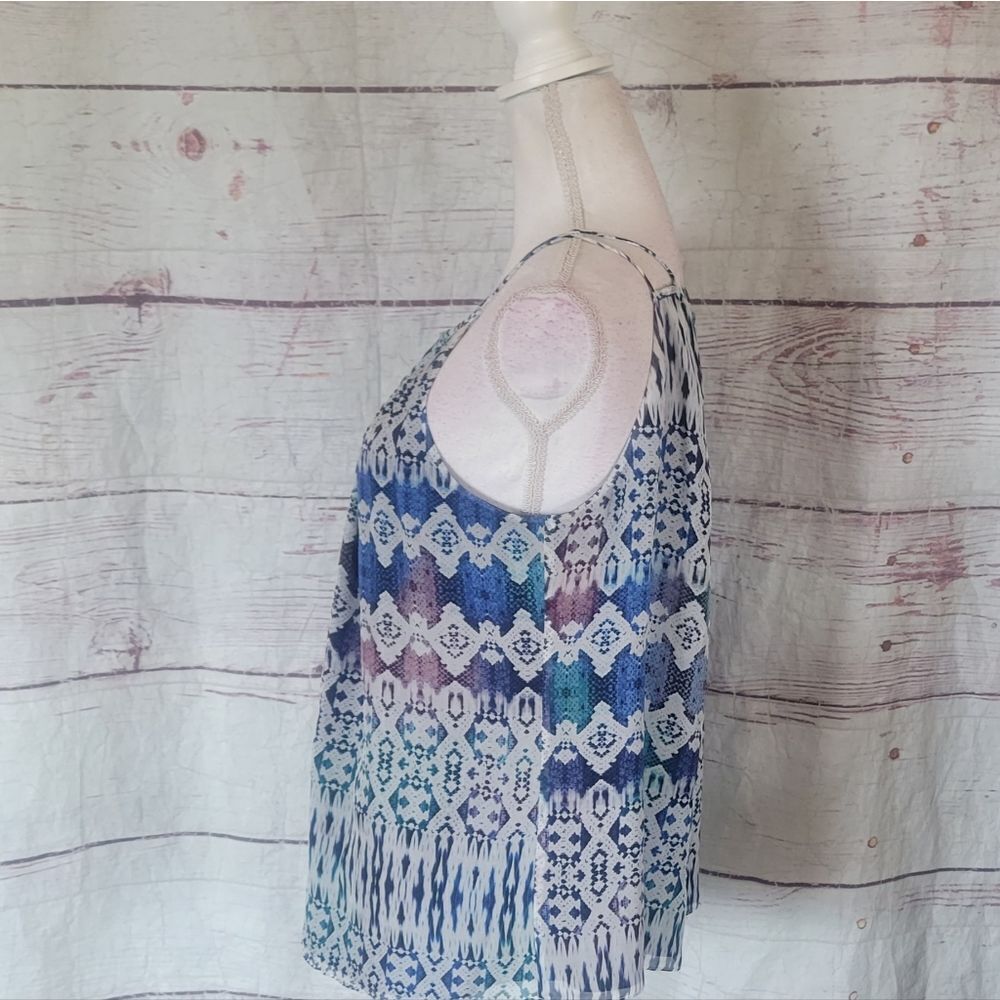 Ramy Brook Python Arrow Sleeveless Top Size Large - image 3